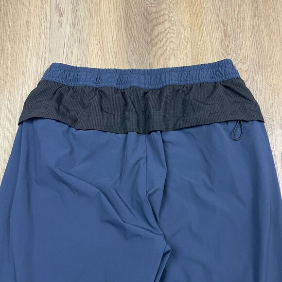 On Cloud Pants Mens Small Blue Running Track Zip Ankle Training Active - Picture 10 of 13